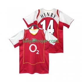 Arsenal Henry 14 2004 Fodboldtrøjer Retro Hjemmebanesæt 2005 Kort ærmer